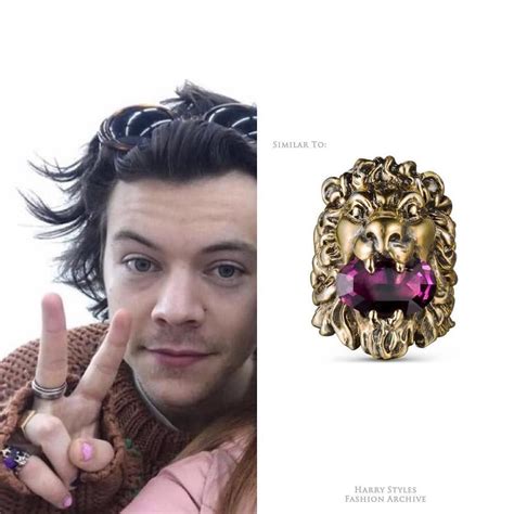 gucci letter ring harry styles|harry gucci.